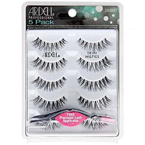 Ardell - Strip Lashes Multipacks - 5 Pack Demi Wispies Black-Beyond Polish