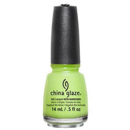 China Glaze - Grass Is Lime Greener 0.5 oz - #81766-Beyond Polish