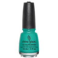 China Glaze - Turned Up Turquoise 0.5 oz - #70345-Beyond Polish