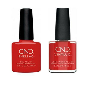 CND - Shellac & Vinylux Combo - Devil Red-Beyond Polish