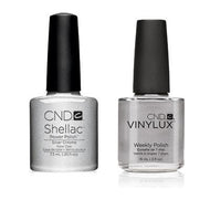 CND - Shellac & Vinylux Combo - Silver Chrome-Beyond Polish